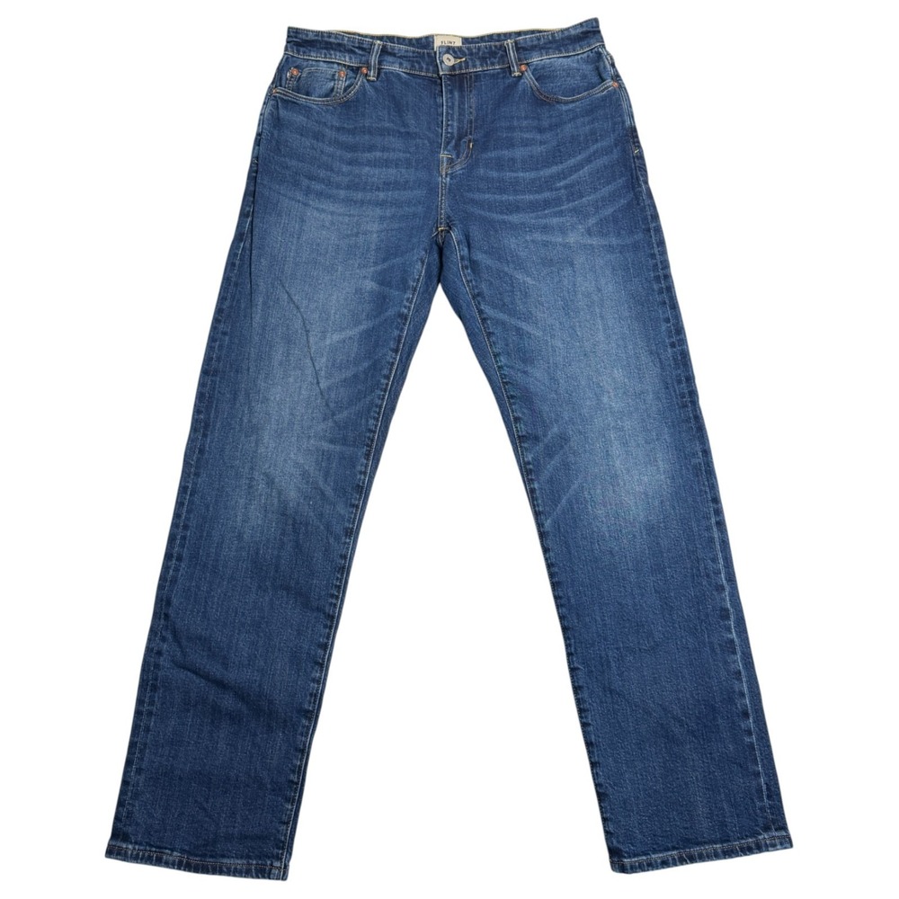 Men's Slim Straight Blue Jeans
